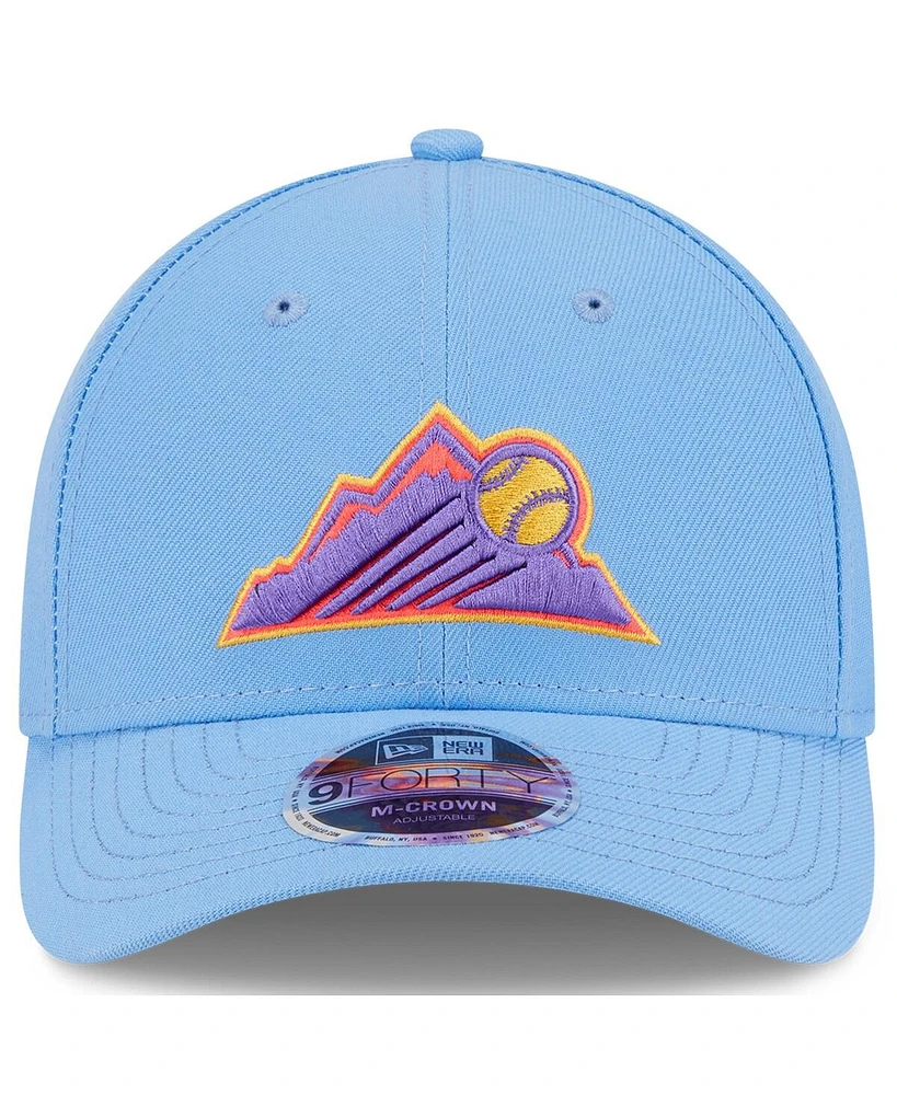 New Era Men's Light Blue Colorado Rockies 2025 City Connect 9FORTY M-Crown Adjustable Hat
