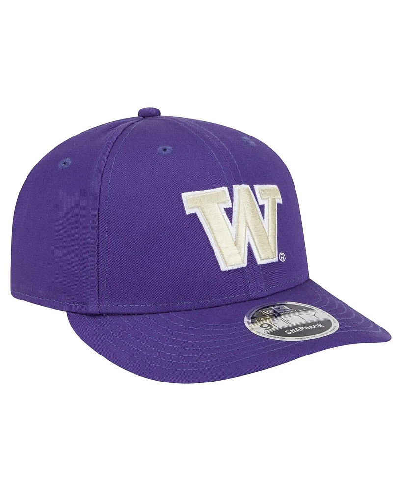 New Era Men's Purple Washington Huskies Low Profile 9FIFTY Snapback Hat