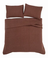 Brookyln Loom Flax Linen 3-Pc. Quilt Set