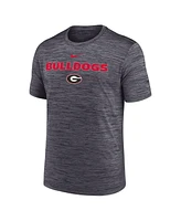Nike Men's Black Georgia Bulldogs 2025 Sideline Velocity Performance T-Shirt