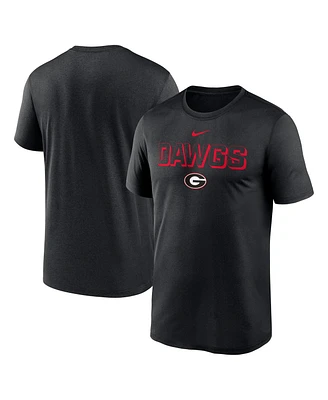 Nike Men's Black Georgia Bulldogs 2025 Sideline Legend Performance T-Shirt