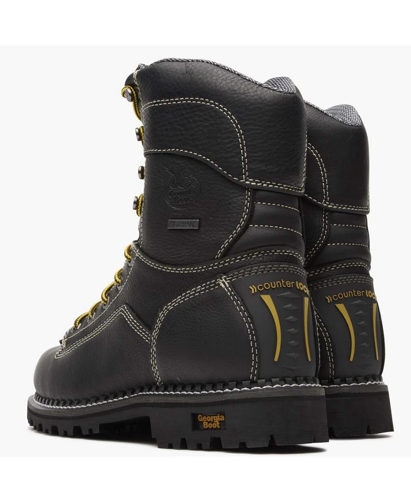 Georgia Boot Men's Amp Lt Logger Low Heel Waterproof Work