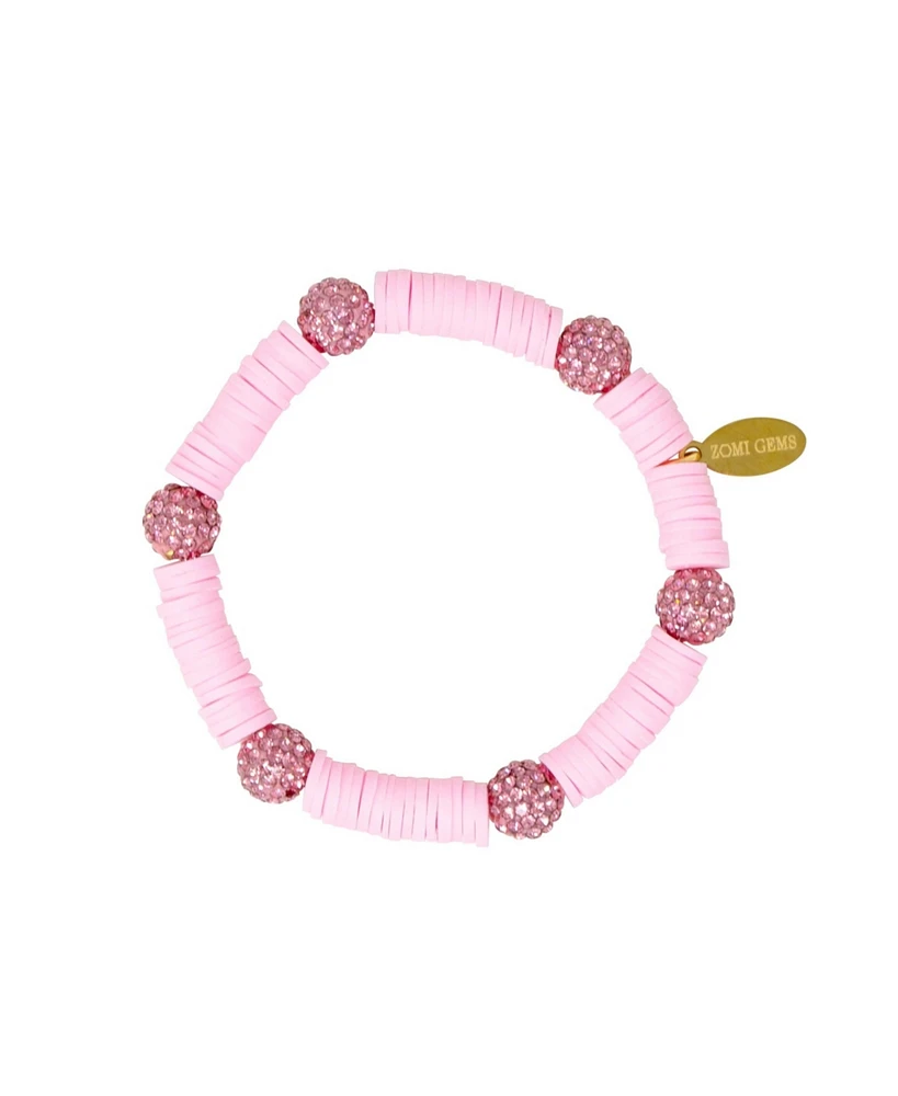 Zomi Gems Girls Dazzle Disk Bracelet Set