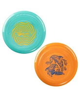 Wham-o Frisbee Go 2 Pack Flying Disc, 9 Inch Lightweight Toy Set for Beginners Outdoor Game - 70g
