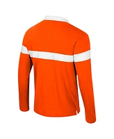 Colosseum Men's Orange Syracuse Orange Too Cool for School Long Sleeve Polo Shirt