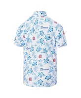 Reyn Spooner Men's White Atlanta Braves Cooperstown Collection Performance Polo Shirt