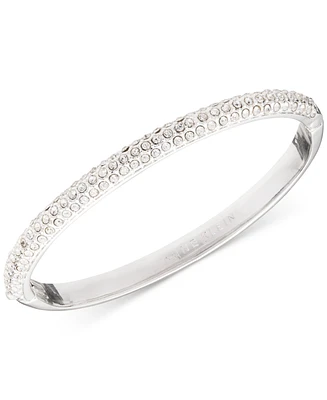 Anne Klein Crystal Pave Bangle Bracelet, Created for Macy's