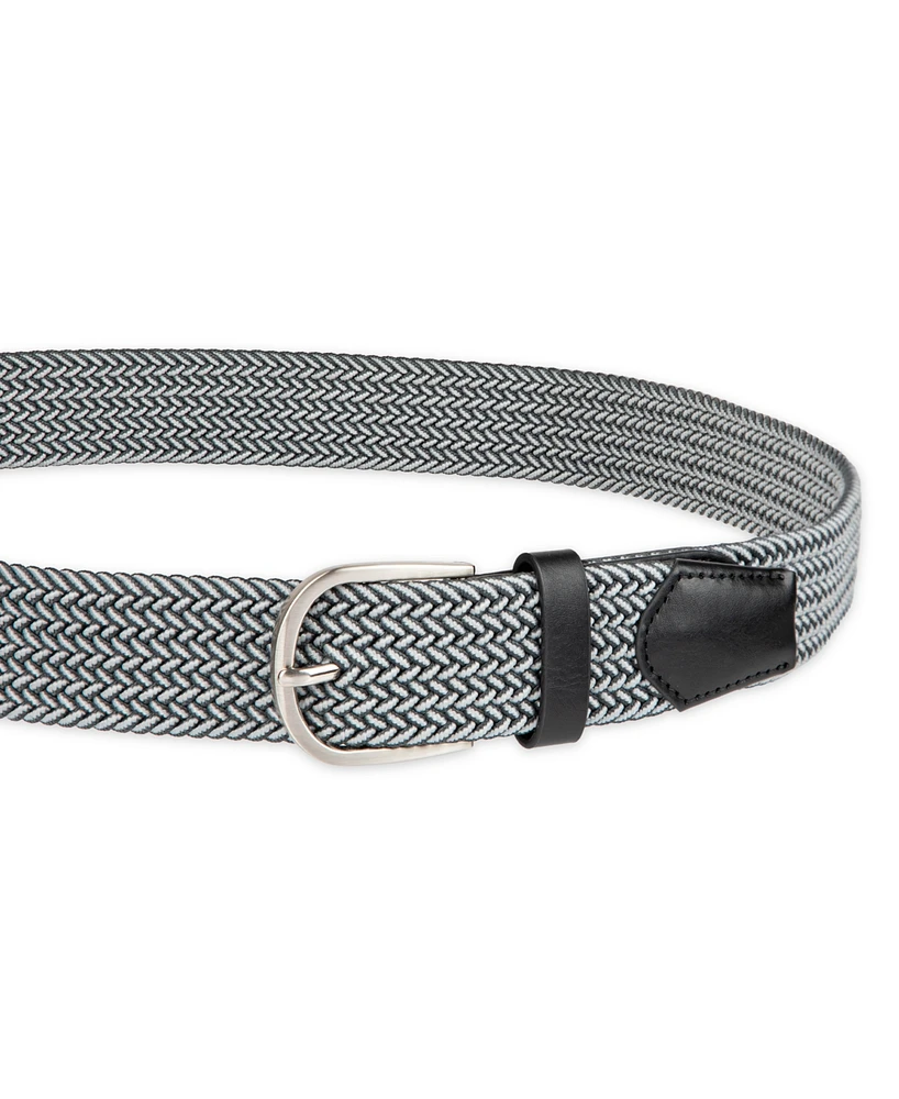 Club Room Men's Stretch Braid Belt, Created for Macy's