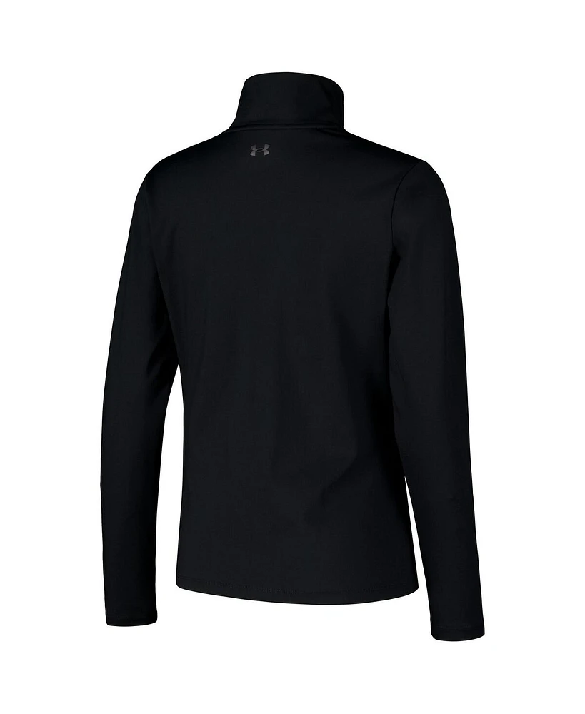 Under Armour Women's Black Cincinnati Bearcats Sweat-Wicking Soft Motion Full-Zip Jacket