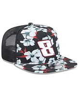 New Era Men's Black Kyle Busch Adventure Pattern Golfer Adjustable Hat