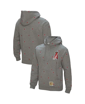 Mitchell & Ness Men's Gray Los Angeles Angels Repeat Pullover Hoodie