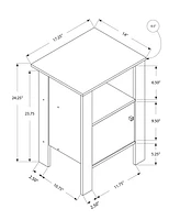 Wooden Nightstand with Drawer – Stylish and Functional Bedside Table