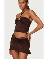 Edikted Women's Koda Bead Halter Top