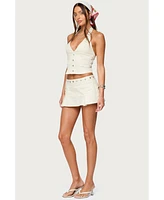 Edikted Women's Keli Studded Mini Skort