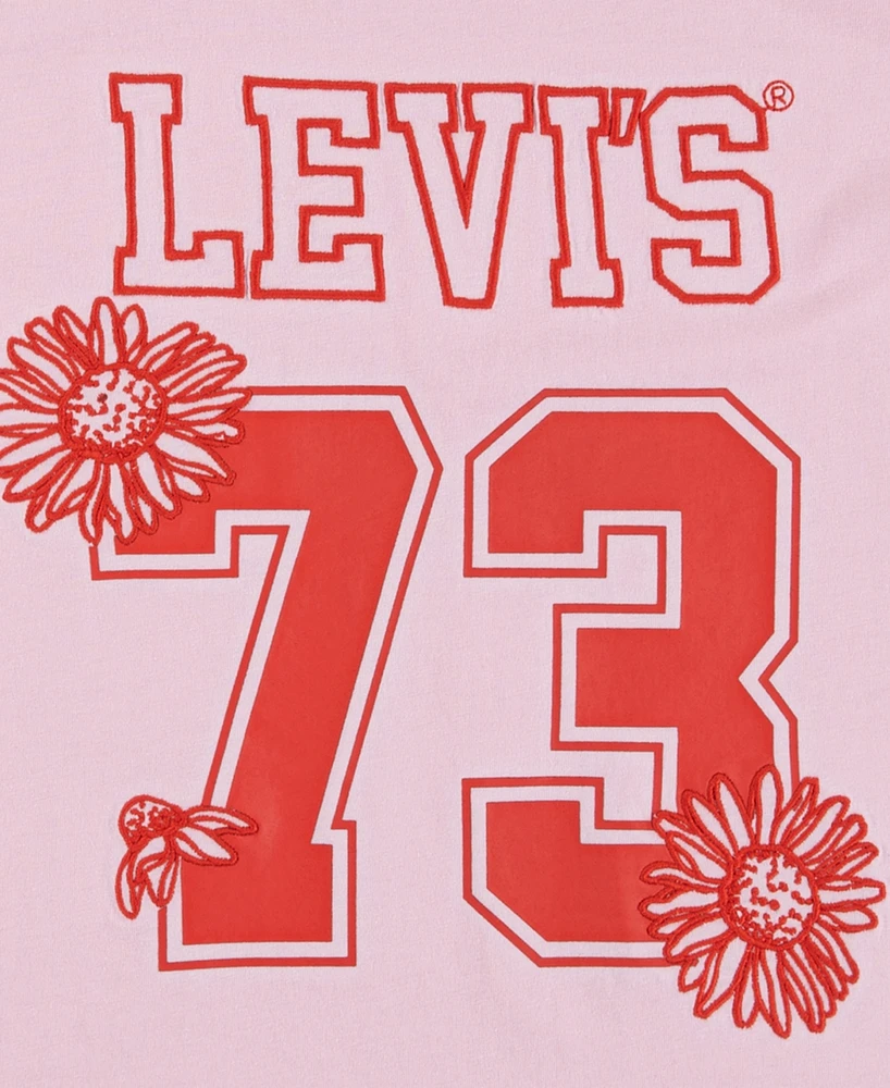 Levi's Toddler Girls V-neck Sporty T-Shirt
