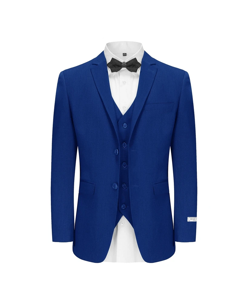 Gino Vitale Men's Skinny Fit 3-Piece Suit