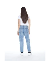 blue revival Women's High Rise Utility Jeans