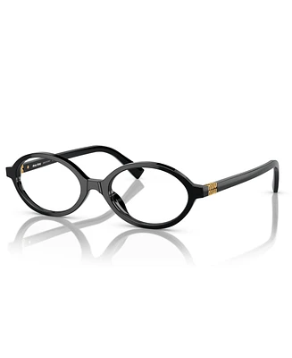 Miu Women's Narrow Eyeglasses, Mu 01XV