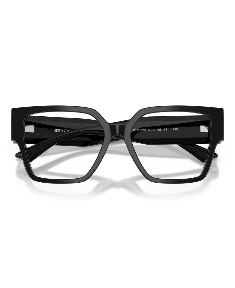 Jimmy Choo Women's Square Eyeglasses, JC3032B