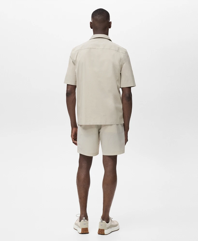 Mango Men's Water-Repellent Bermuda Shorts