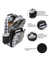 Harry Potter Hogwarts Tartan Crest 16" Kid's Backpack For School And Travel