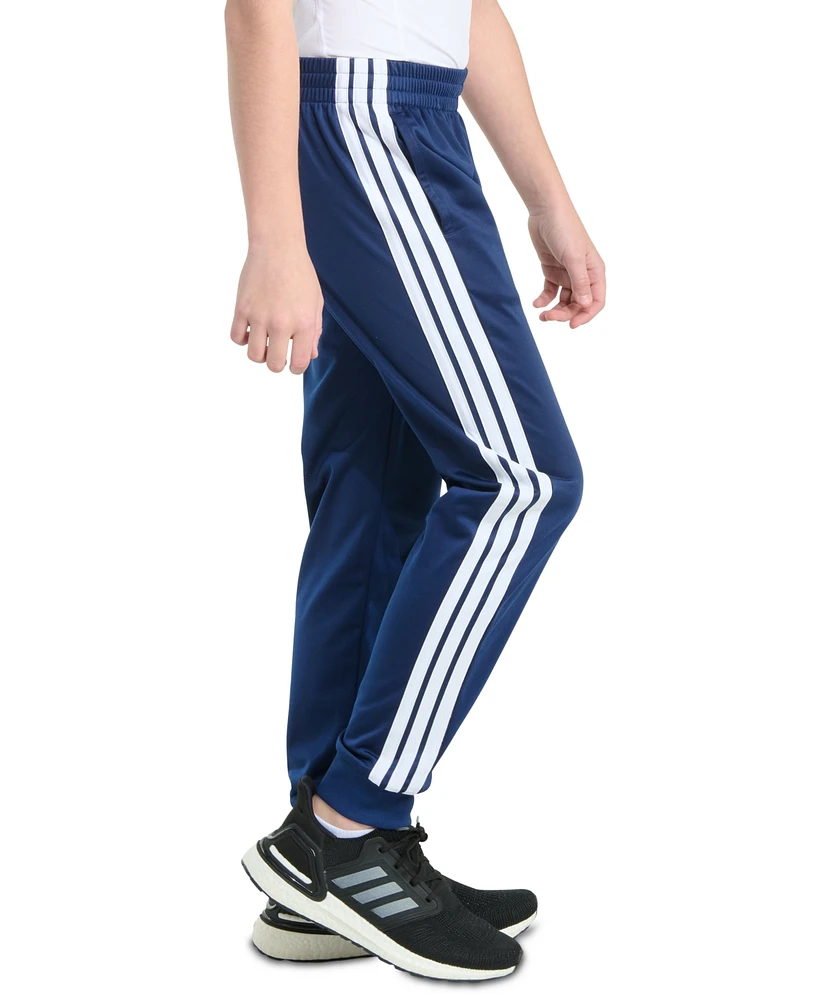 adidas Big Boys Elastic-Waistband Essential 3-Stripe Jogger Pants