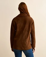 Furniq Uk Women's Suede Jacket, Created for Macy's