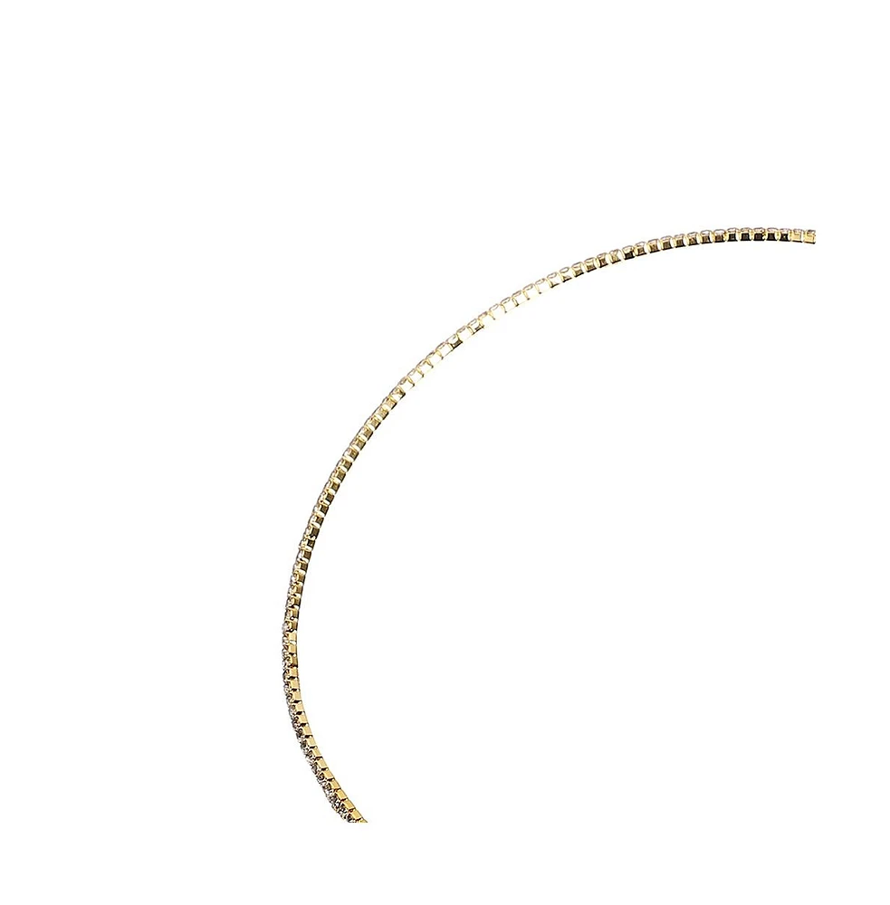 Sohi Teardrop Stone Lariat Necklace