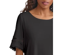 Jones New York Women's Round-Neck Slouchy Blouse