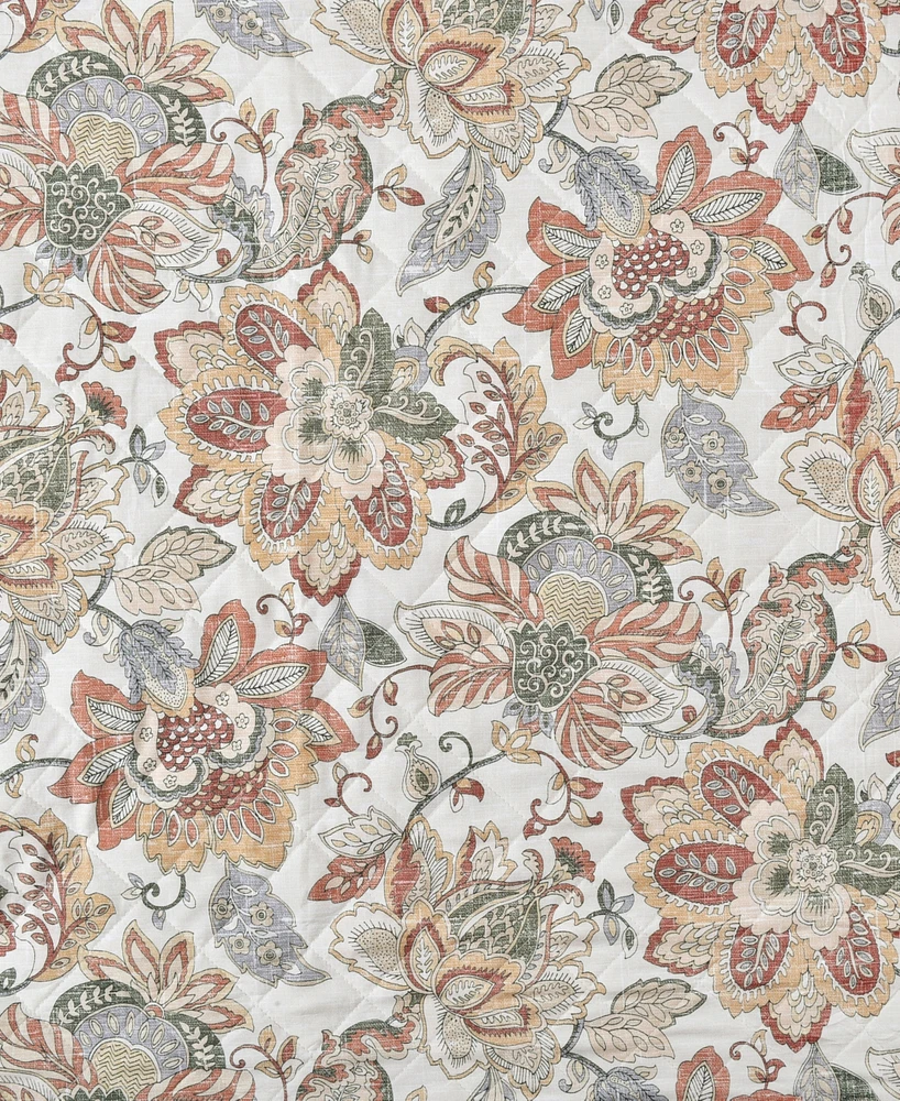 Royal Court Janessa Jacobean 3-Pc. Quilt Set