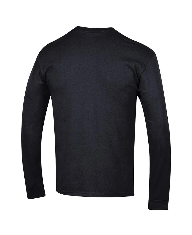 Champion Men's Black Princeton Tigers Basic Arch Long Sleeve T-Shirt