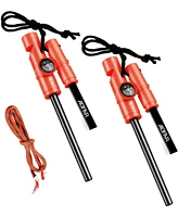 Aofar Fire Starter Af-381 Fire Steel with Paracord and Whistle for Camping, Hiking, Hunting, Backpacking, Boating, Emergency Rescue…