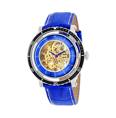 Christian Van Sant Men's Dome Gold Dial Watch