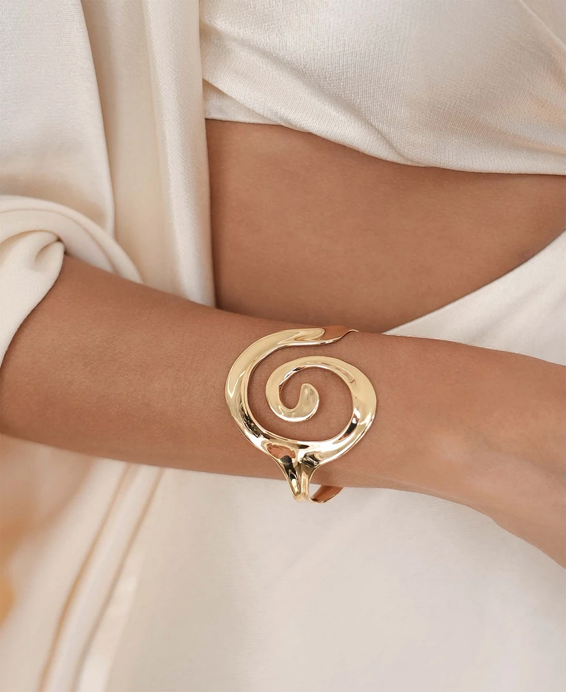 Ettika Aura Swirl Cuff Bracelet