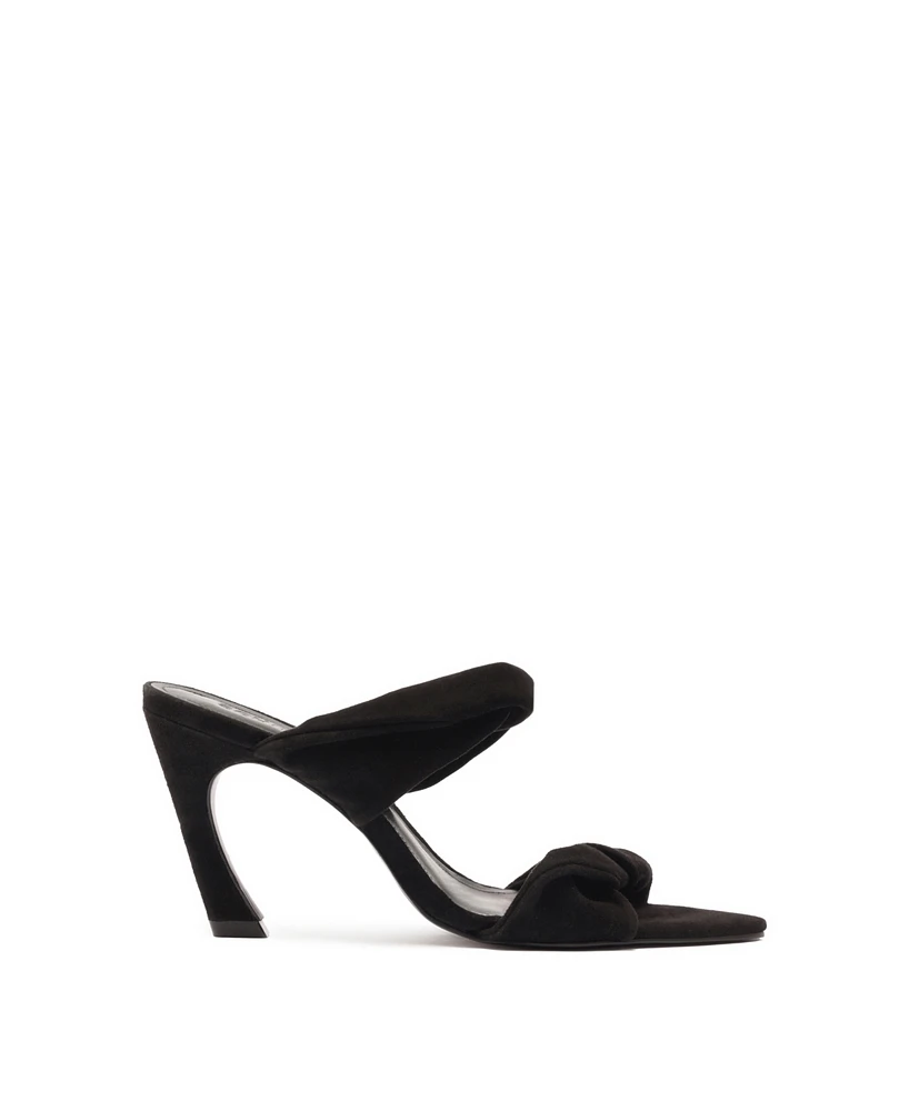Schutz Women's Meline Twisted Dual-Band Mule Sandals