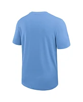 Jordan Men's Carolina Blue North Tar Heels 2025 Sideline Uv Performance Coach T-Shirt