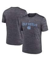Jordan Men's Black North Carolina Tar Heels 2025 Sideline Velocity Performance T-Shirt