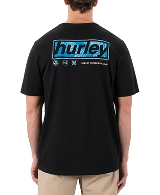 Hurley Men's Throwback Fill Short Sleeve T-Shirt