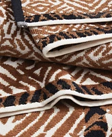 Rochelle Porter Tiger Cotton Washcloth, 13" x 13"