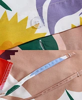 Marimekko Ojakellukka Cotton Percale 3-Pc. Duvet Cover Set
