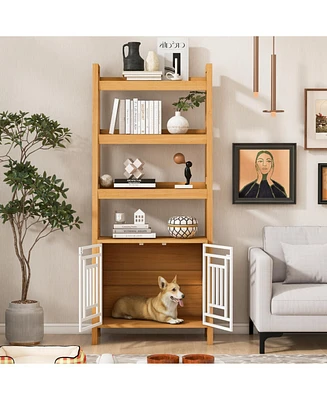 Streamdale Furniture Dog Crate Ladder Bookcase