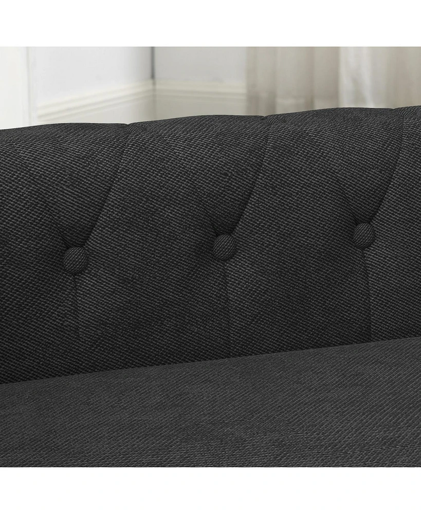 Streamdale Furniture Elegant Elevated Dog Sofa Bed - Black