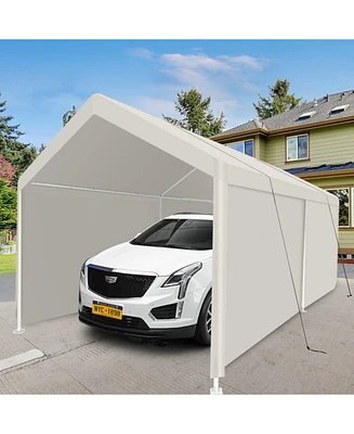 Streamdale Furniture 12x20 Heavy Duty Portable Carport - White