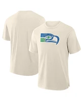 Fanatics Men's Cream Seattle Seahawks Slub T-Shirt