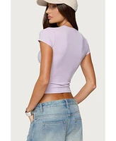 Edikted Women's Tay Short Sleeve Top