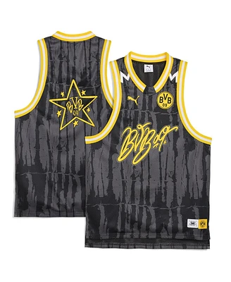 Puma Men's Black Borussia Dortmund 2025 Fifa Club World Cup DryCELL Basketball Jersey