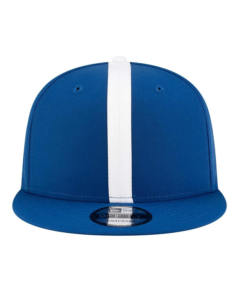New Era Men's Royal Indianapolis Colts Throwback Helmet 9FIFTY Snapback Hat
