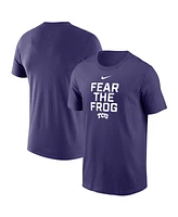 Nike Men's Purple Tcu Horned Frogs Local Performance T-Shirt