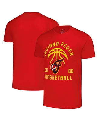 Stitches Men's and Women's Red Indiana Fever Basketball T-Shirt
