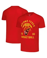 Stitches Men's and Women's Red Indiana Fever Basketball T-Shirt